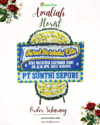 Papan Bunga Duka di Buol