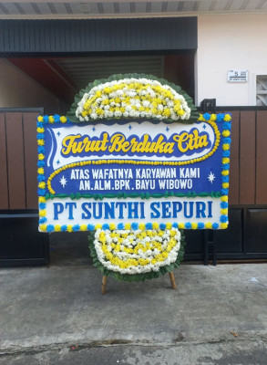 Papan Bunga Duka di Buol
