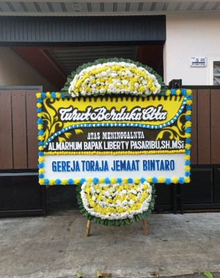 Papan Bunga Duka di Buol